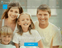 Tablet Screenshot of myfamilytracker.com